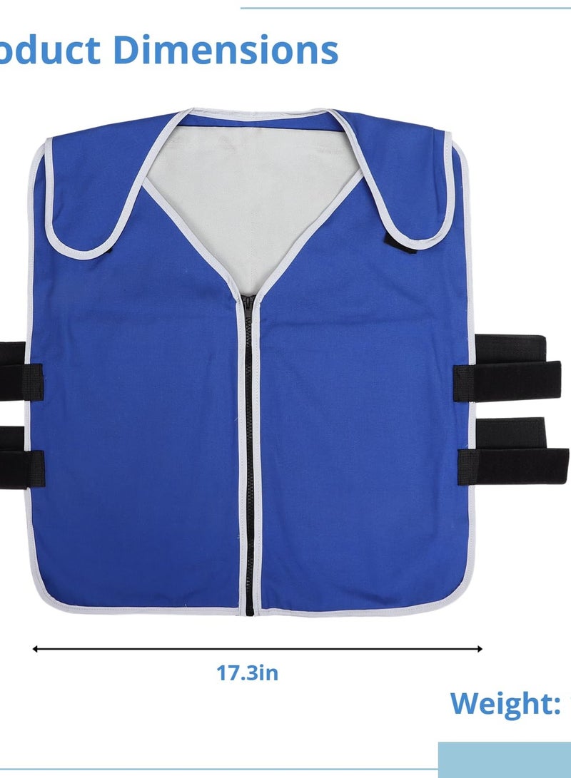 Cooling Vest for High Temperature, Fire Rescue Vest, Includes 20 PCS of Ice Packs, Cooling Clothes for Hot Temperatures, 6 Pockets for Convenience.