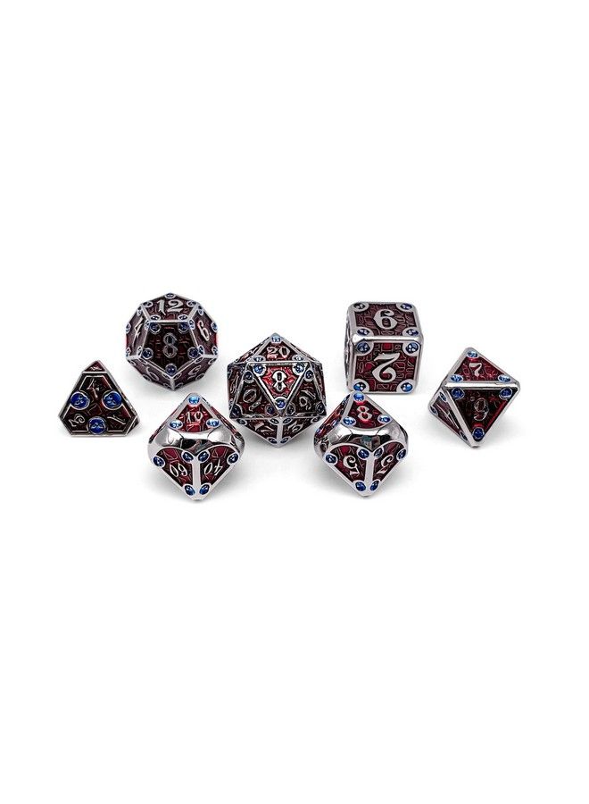 Vampiric Corruption Dungeon Delve Set Of 7 Metal Dice