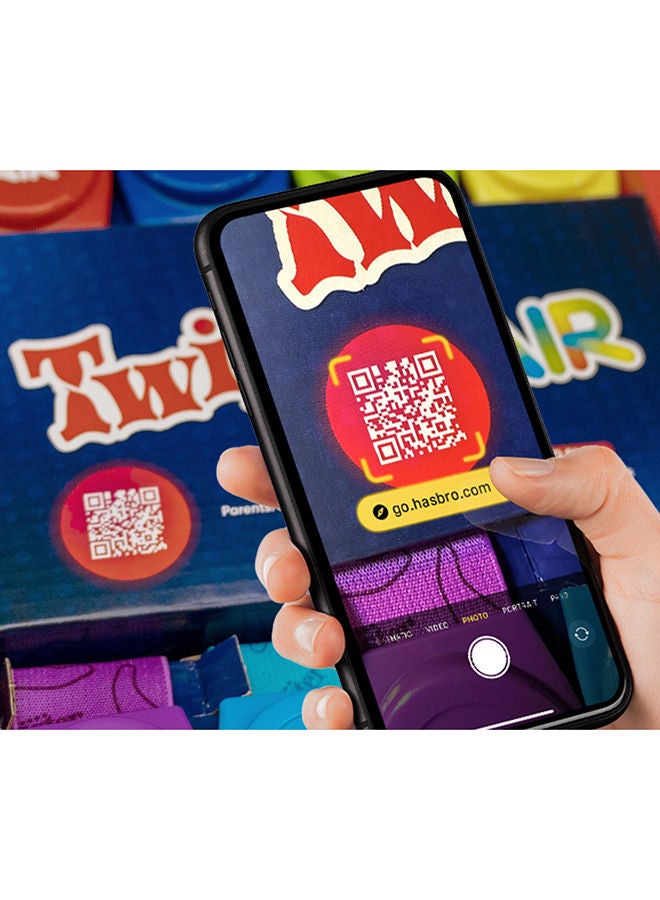 Twister Air – Augmented Reality Party Game with Interactive Wrist and Ankle Bands, Links to Smart Devices, Active Party Games for Kids and Adults, Fun for Family Game Nights, Ages 8+