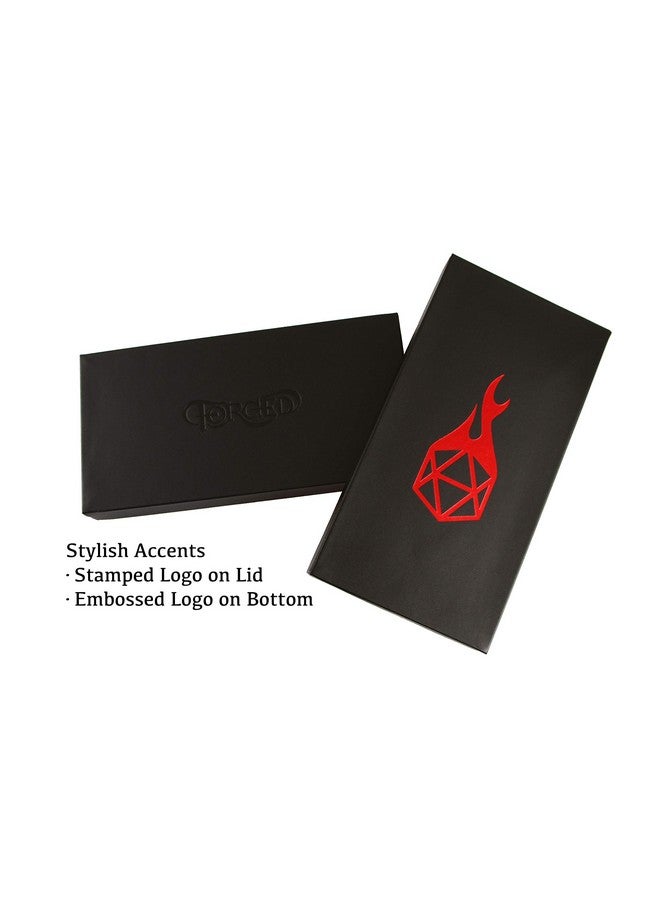 Dice Battle Pit Dice Tray 2 Dice Trays In 1 With Staging Area Rolling Tray And Storage Compatible With Any Dice Game D&D And Rpg Gaming Red