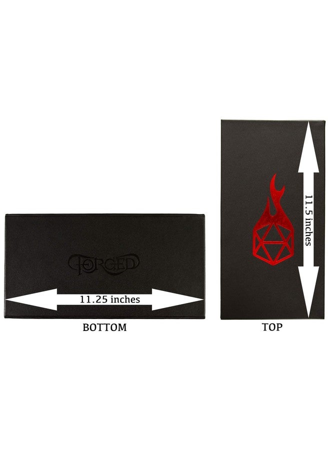 Dice Battle Pit Dice Tray 2 Dice Trays In 1 With Staging Area Rolling Tray And Storage Compatible With Any Dice Game D&D And Rpg Gaming Red