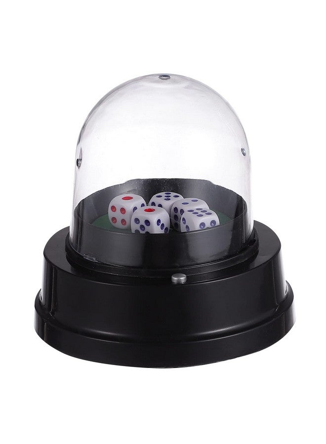 Automatic Dice Cup Electric Dice Roller Dice Automatic Roller Cup With 5 Dices For Ktv Pub Bar Party Board Game Accessories