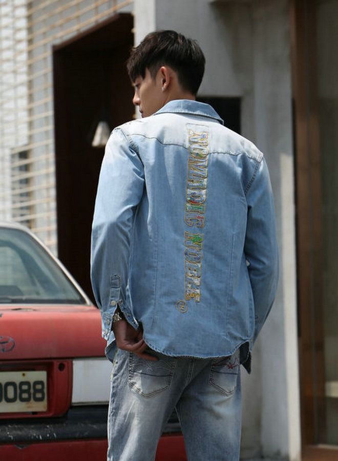 2022 New Embroidered Denim Jacket