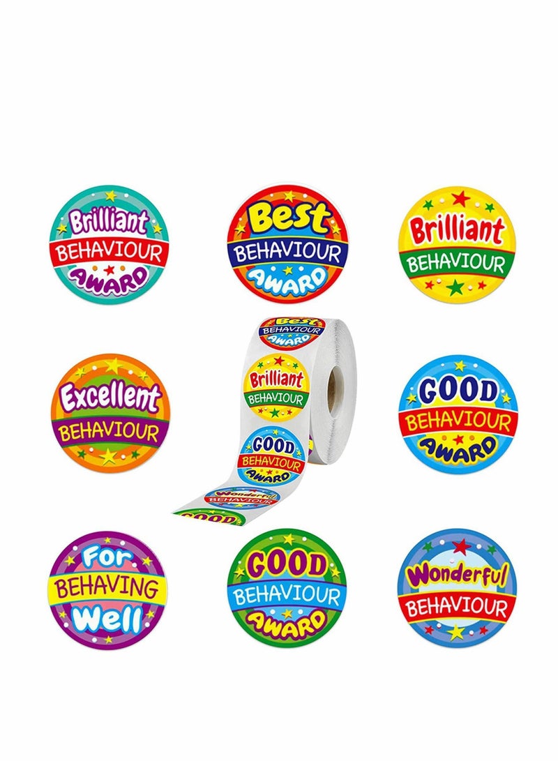 1000pcs Teacher Motivational Stickers for Kids, Ideal Kids Behavior incentives,1