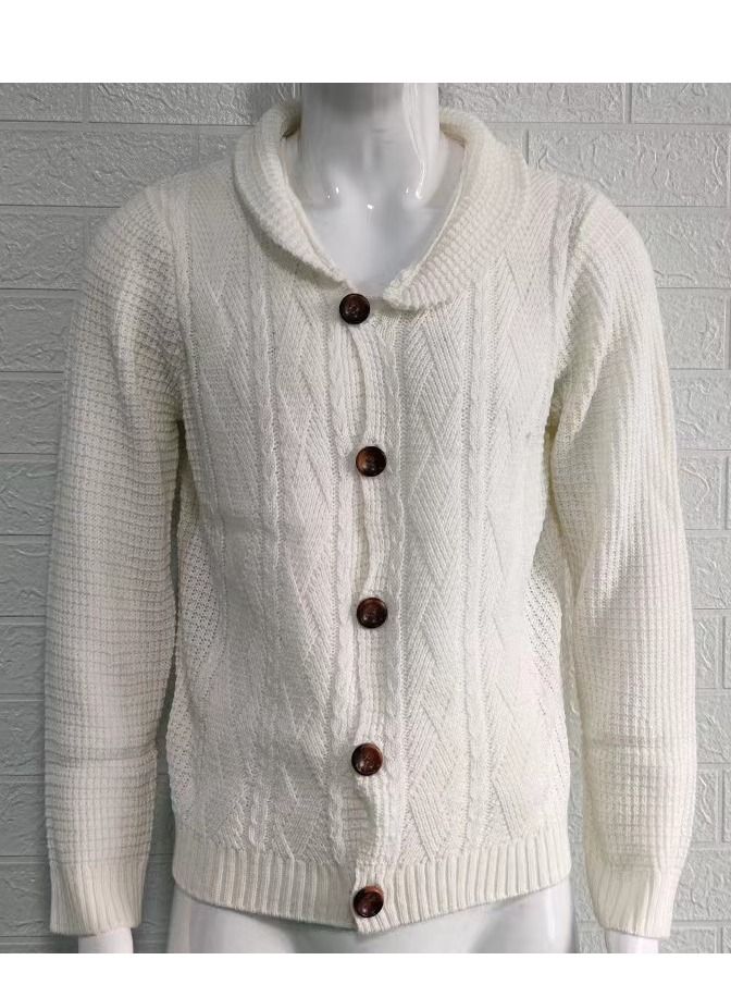 Men's Fashion Simple Cardigan Sweater