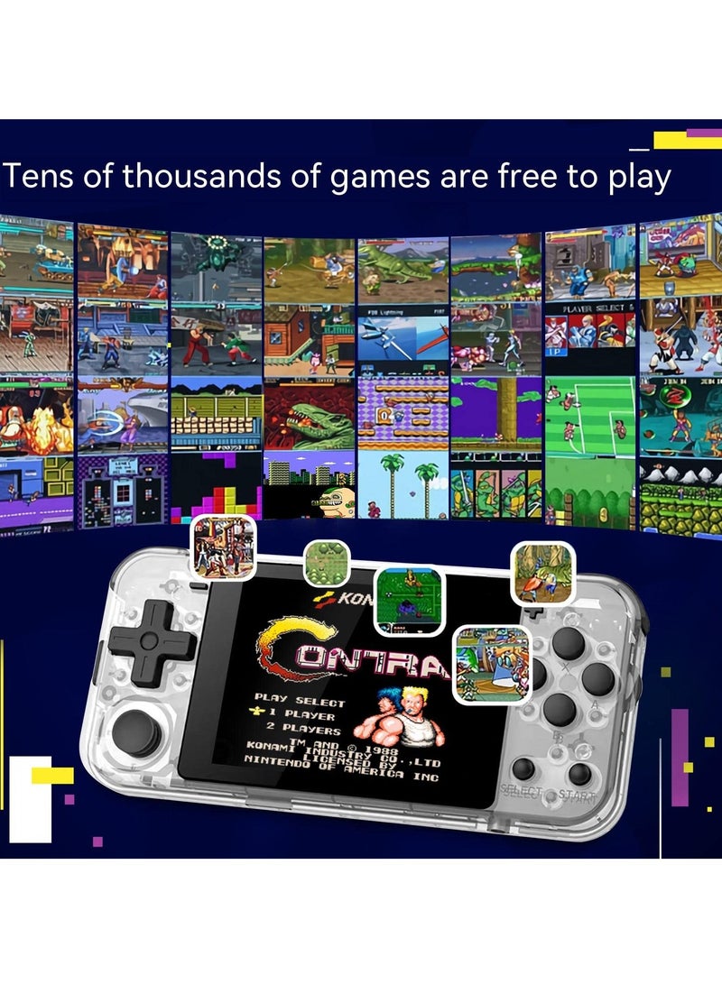 Portable Game Console - Open Source Linux System, Vibration Motor, 1100 Games, 16GB, Multi-Simulator Compatible