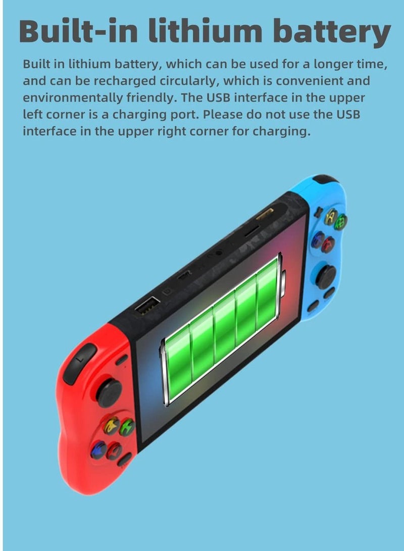 5.1 Inch Handheld Game Console - Portable Emulator Classic Arcade Retro Gaming Device Built-in 12000 Games MP3/MP4 Support