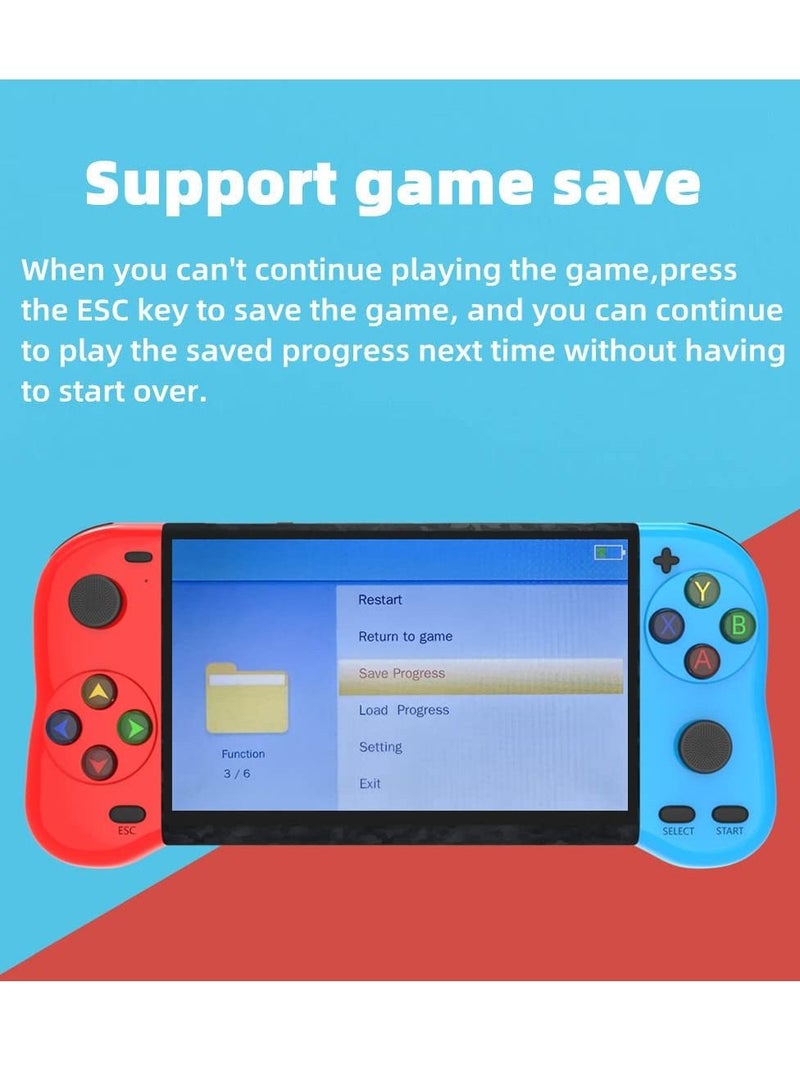 5.1 Inch Handheld Game Console - Portable Emulator Classic Arcade Retro Gaming Device Built-in 12000 Games MP3/MP4 Support