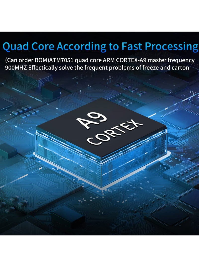 Retro Handheld Game Console - 7.0-inch HD Screen, TV Output Player Classic Console, Pre-Installed System, Built-in Rechargeable Battery (64GB, Black)