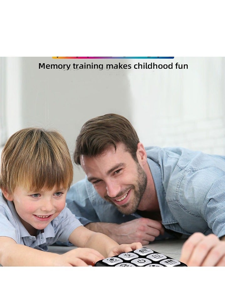 4-in-1 Children's Lighting Music Rubik's Cube, STEM Toy for Kids Ages 6-12, Fun Gift Boys and Girls, Enhances Cognition & Memory Skills, Ideal Travel Stress Relief