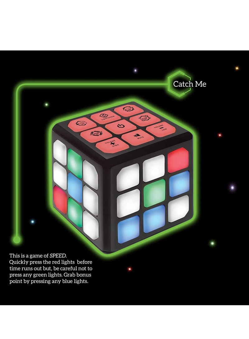 4-in-1 Children's Lighting Music Rubik's Cube, STEM Toy for Kids Ages 6-12, Fun Gift Boys and Girls, Enhances Cognition & Memory Skills, Ideal Travel Stress Relief