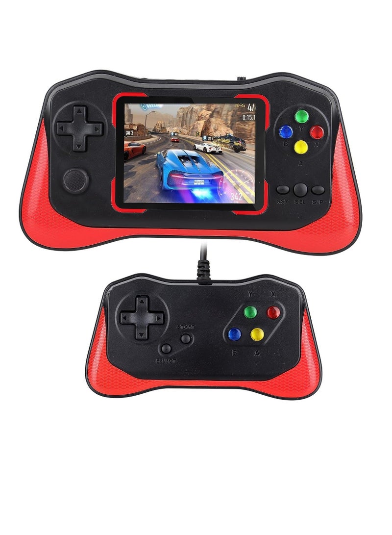 Retro Handheld Game Console, 3.5'' LCD Screen Preloaded 500 Classic Video Games with Rechargeable Battery, Support 2 Players and TV Connection, Ideal Gift for Kids Aldults, 1 Pcs Black