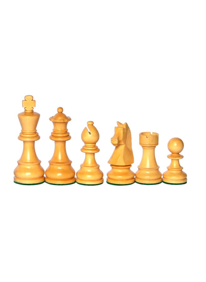 12-Piece Wooden Chess Staunton Figure