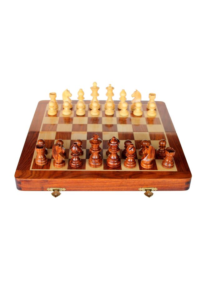 33-Piece Foldable Chess Game