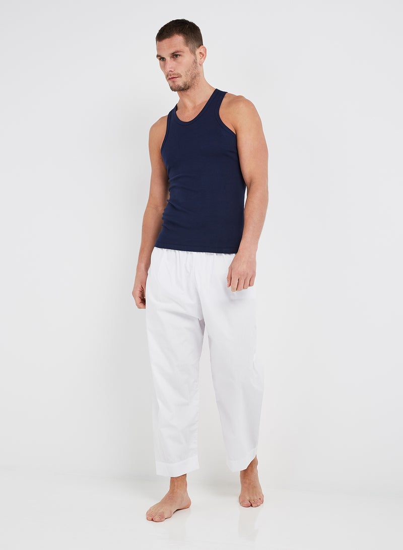 3-Piece Long Pants Sarwal White