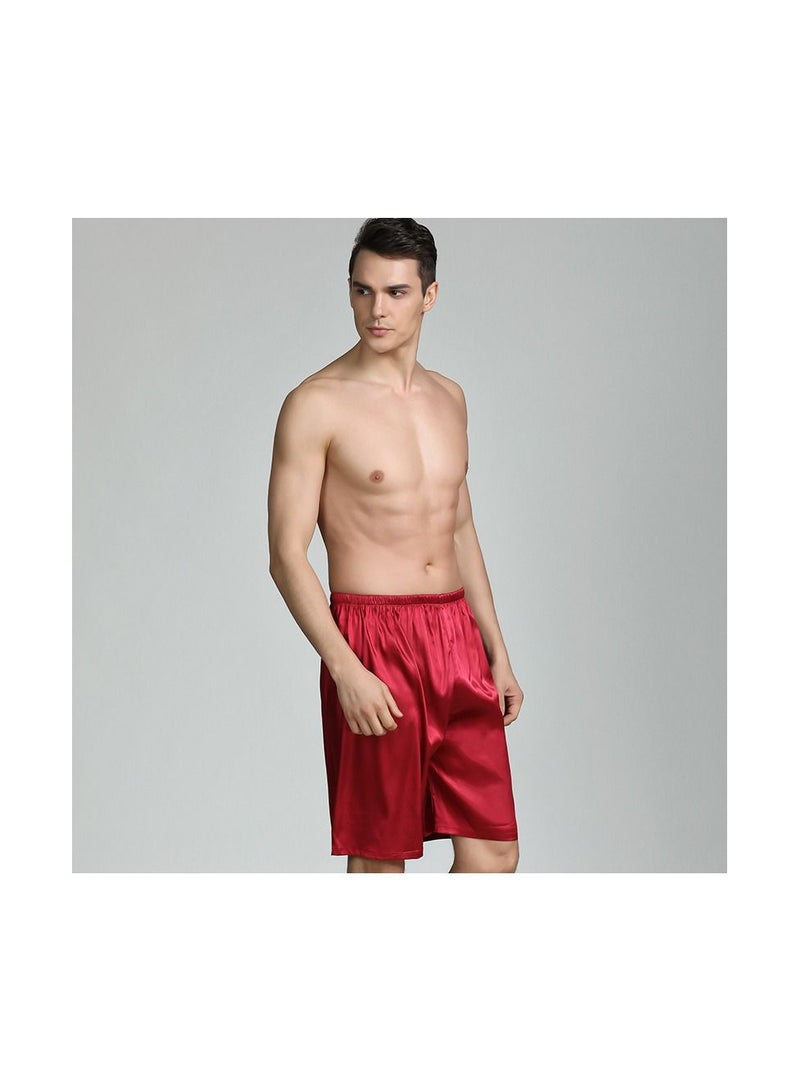 Solid Color Shorts Red