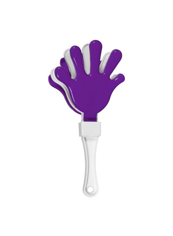 12 Pack Purple/White Hand Clapper Noise Makers Party Favors