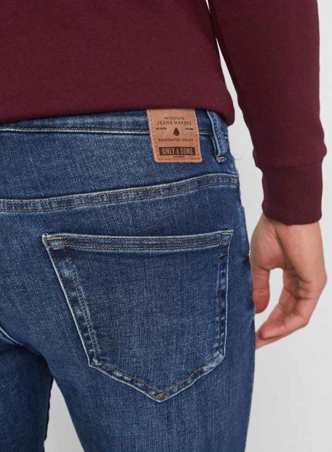 Basic Slim Jeans Blue