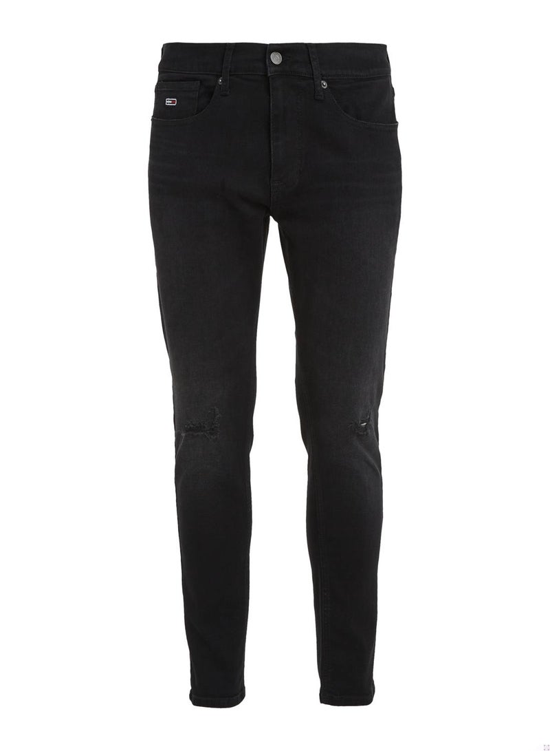 Men's Austin Slim Tappered Jeans, Black