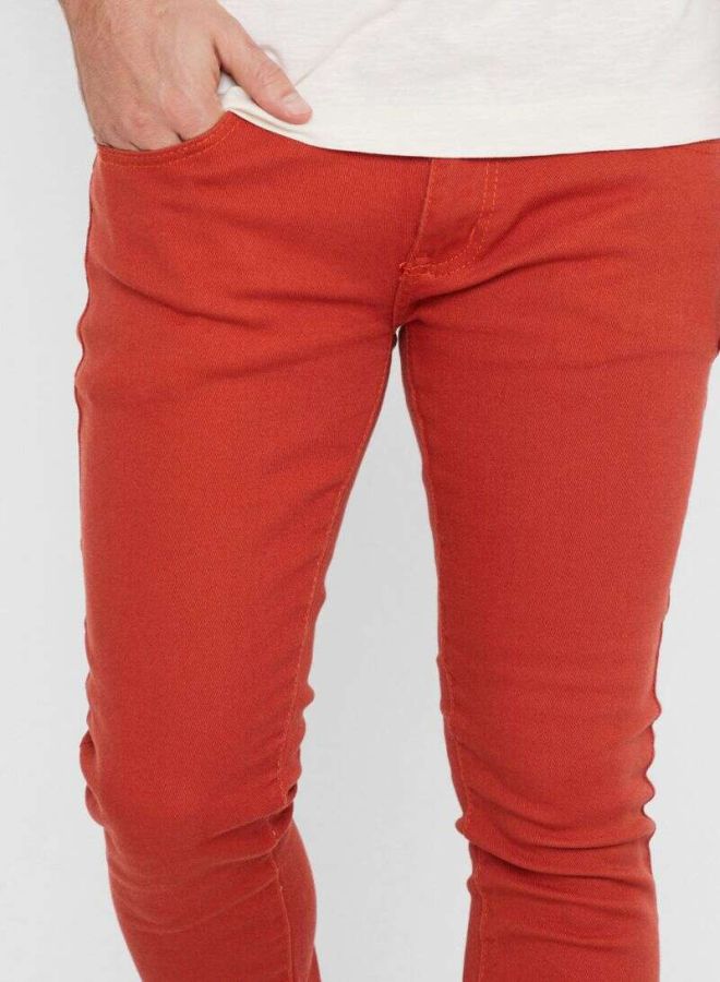 Basic Skinny Jeans Orange