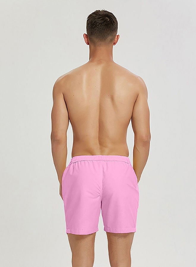 Classic Design Color Changing Swimming Shorts Pink