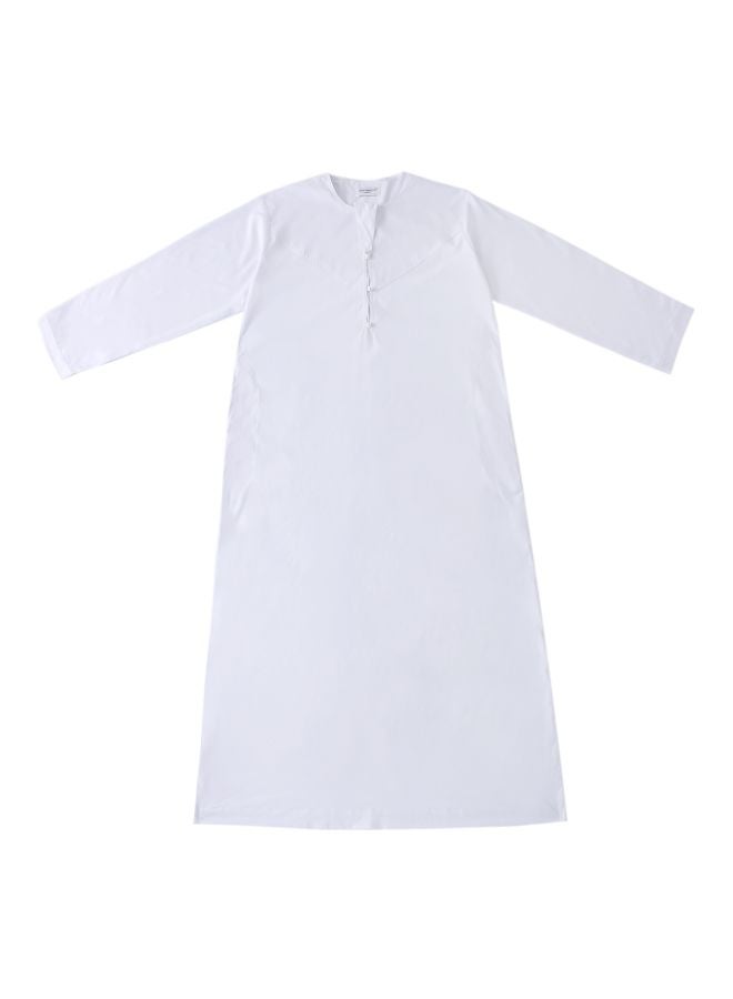 Pack Of 54 Round Neck Kandora White