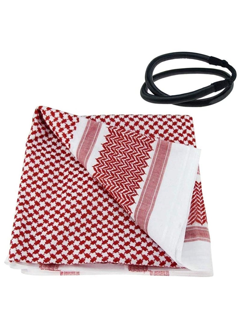 Scarf Shemagh Tactical Desert Keffiyeh Head Neck Scarf White Arab Wrap