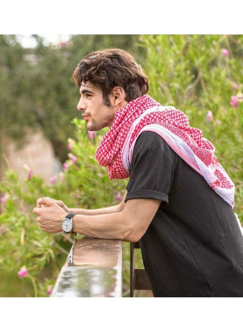 Scarf Shemagh Tactical Desert Keffiyeh Head Neck Scarf White Arab Wrap