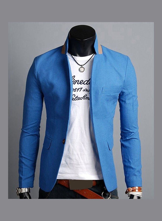 Fashionable Autumn Blazer Blue