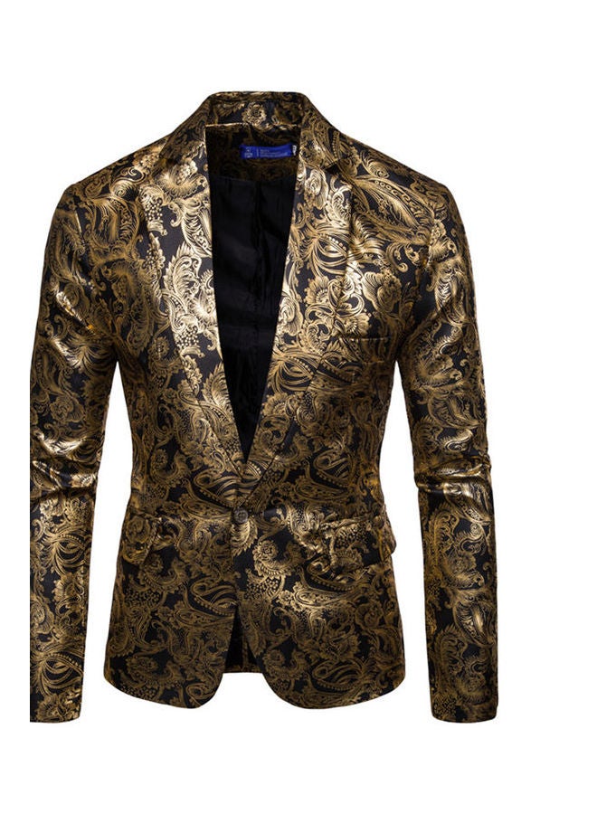 Printed Suit Gold/Black