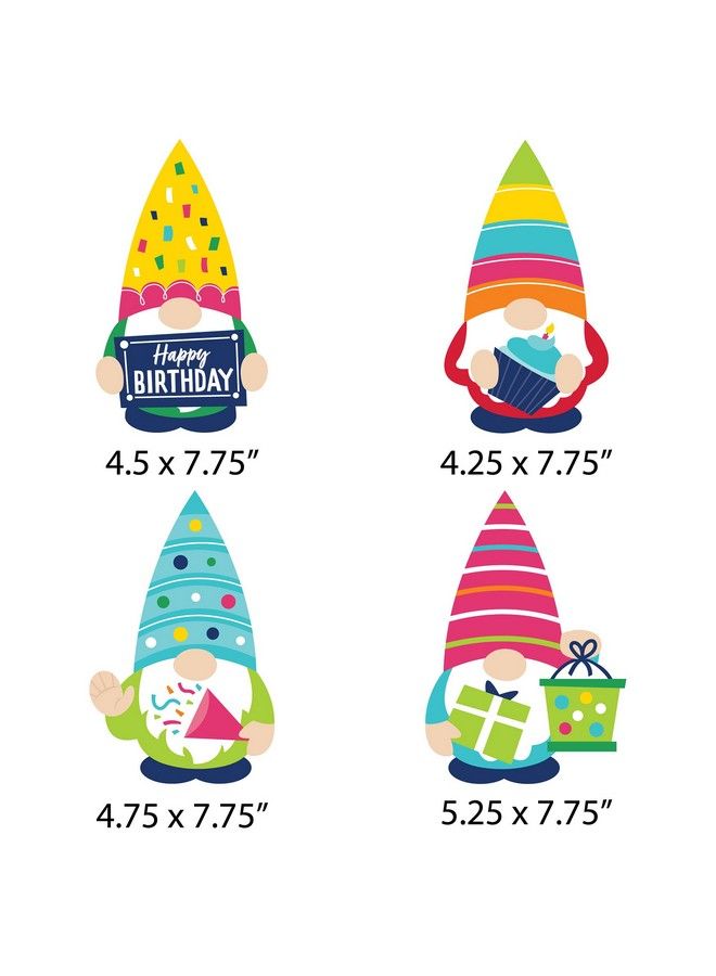 Gnome Birthday Gnome Decorations Diy Happy Birthday Party Essentials Set Of 20