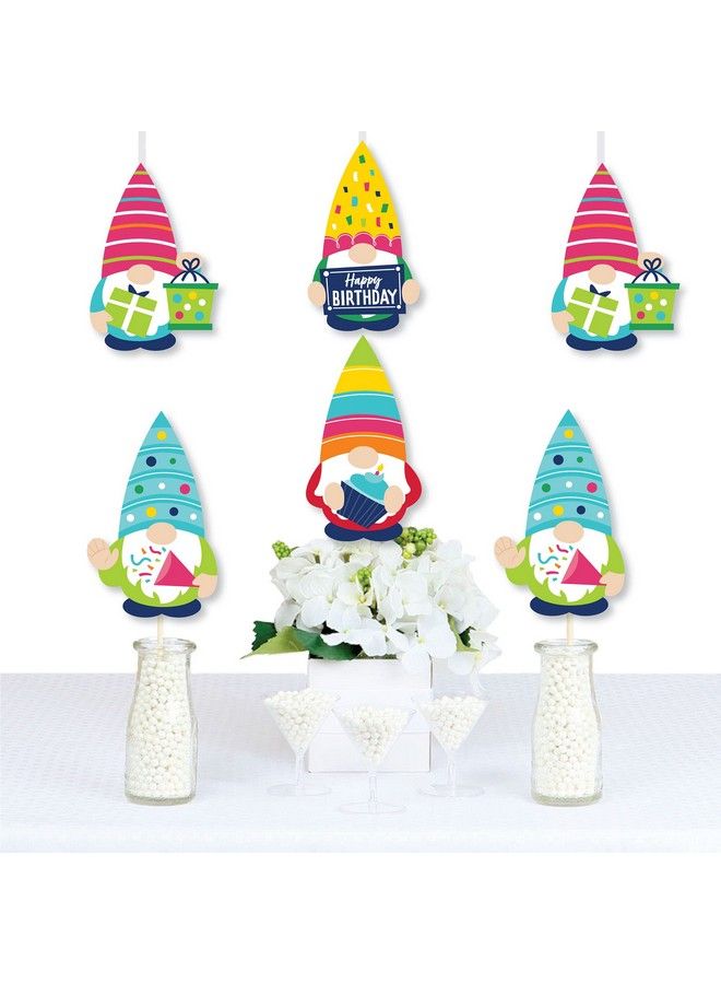 Gnome Birthday Gnome Decorations Diy Happy Birthday Party Essentials Set Of 20