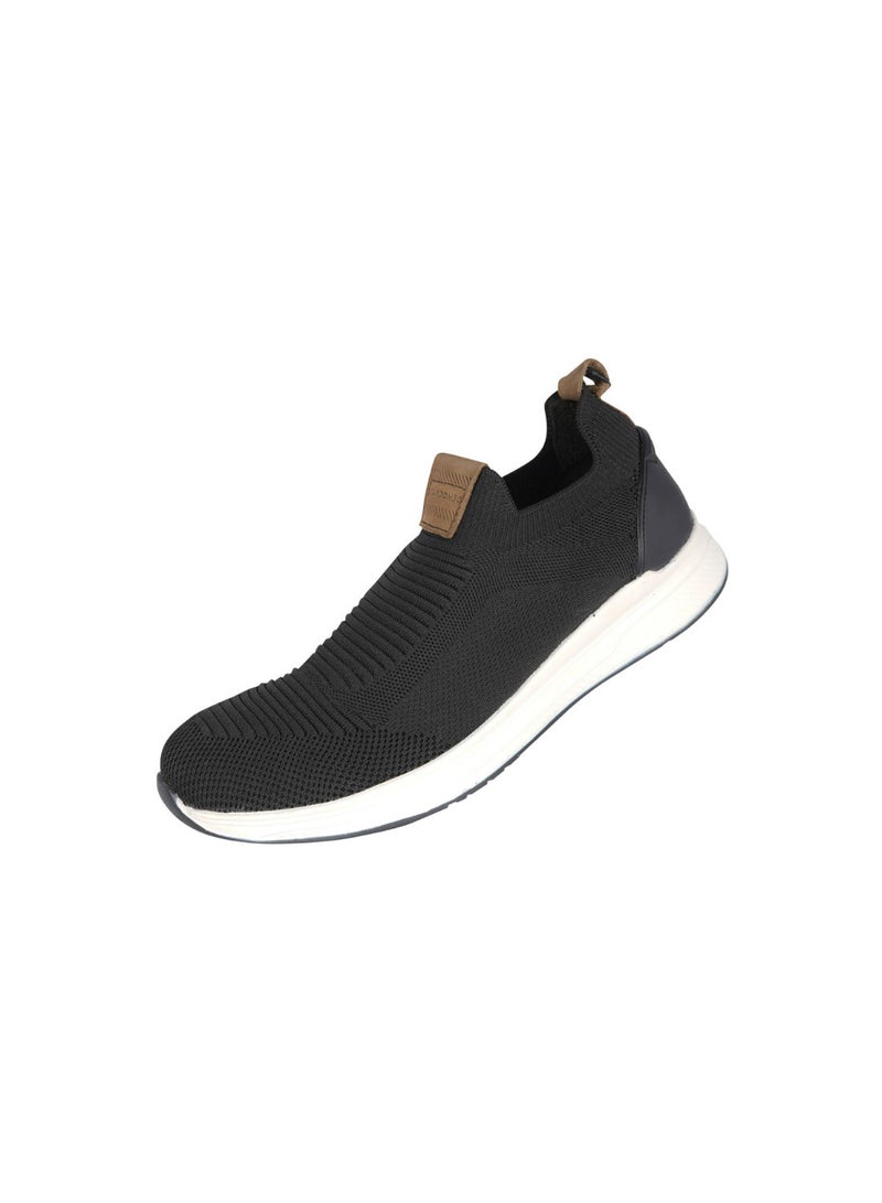 032-113 Democrata Mens Journey Extra Soft Black Denim Sneakers 265103-001