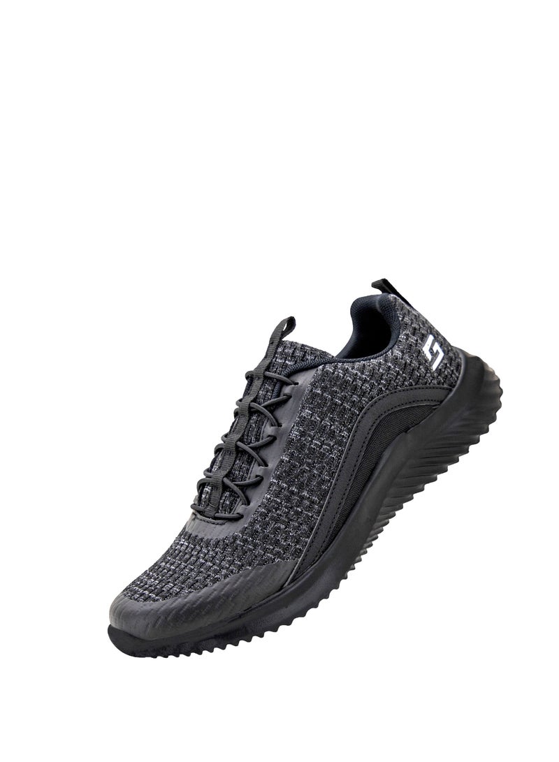 GADZ Men Matrix Black Lifestyle Shoes