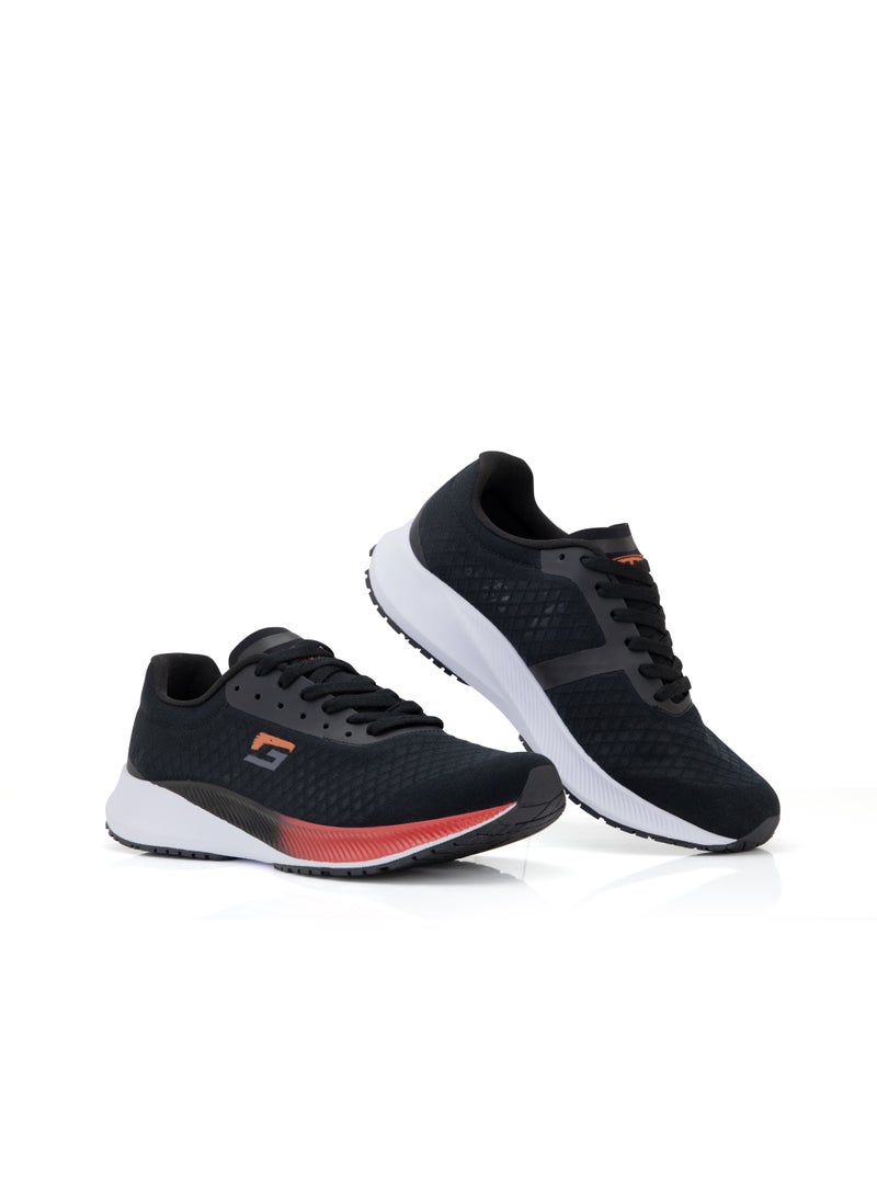 Gadz Sigma Series Lifestyle Shoes Black- Red