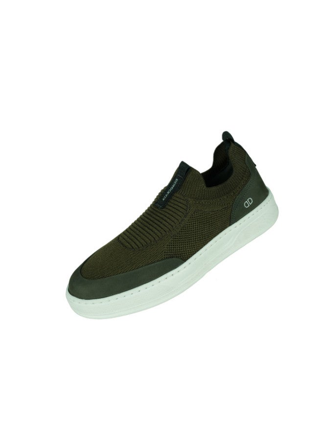 032-122 Democrata Mens Sneakers Olive 122115-005 Olive