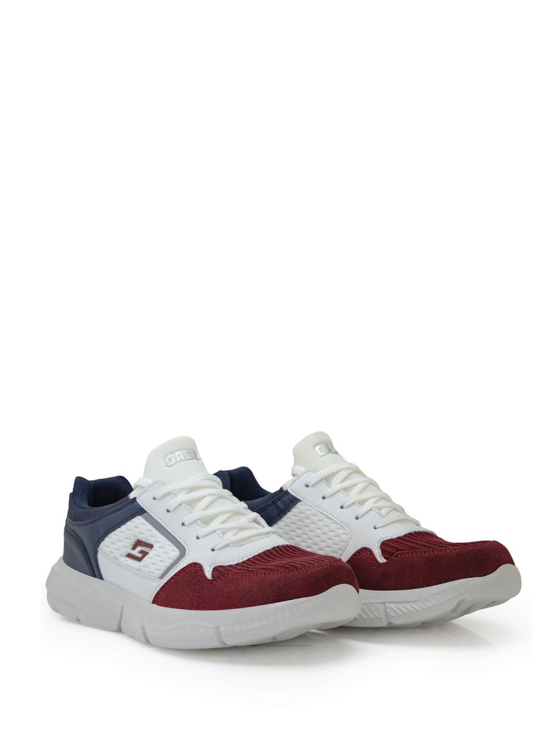 Gadz Retro 1.0 White/ Red Lace-up low top sneaker