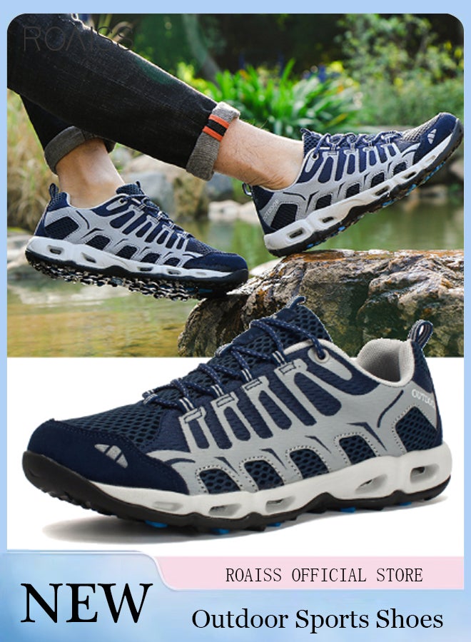 Outdoor Climbing Boots Men's Lovers Shoes Waterproof Non-Slip Sports Lightweight Upstream Shoes Tourist Shoes