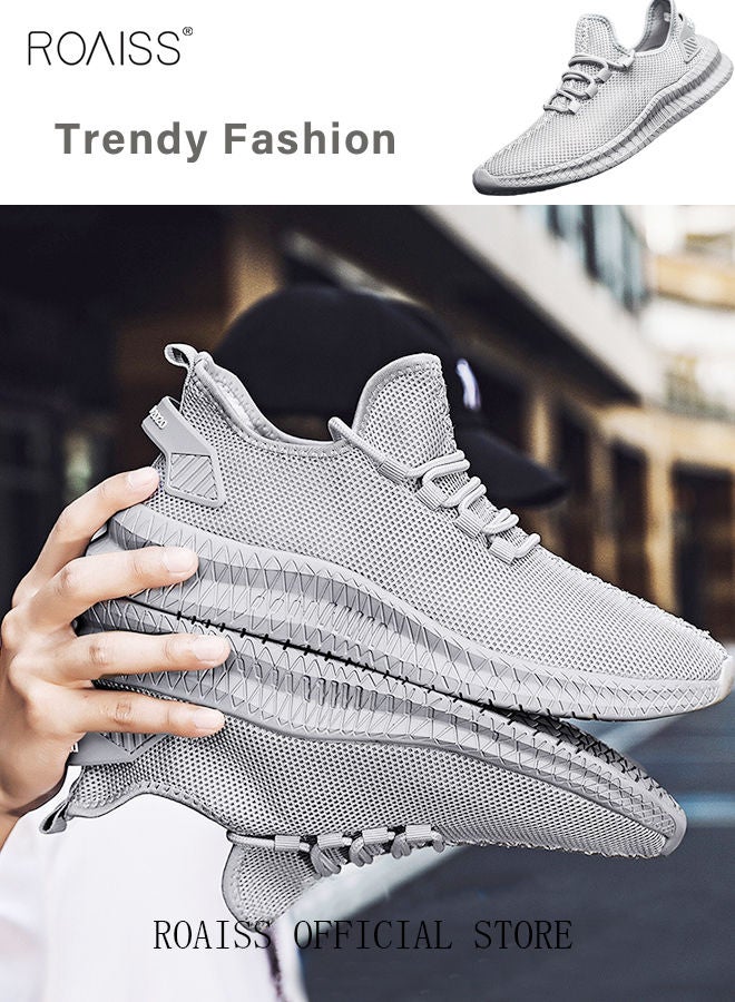 New Arrival Running Sports Shoes for Men Sneakers Mesh Breathable Footwear Classic Design Walking Shoes Casual Shoe Outdoor Non-Slip Camping Shoes Summer