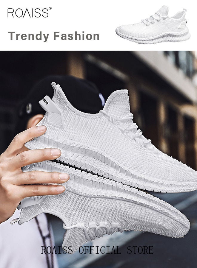 New Arrival Running Sports Shoes for Men Sneakers Mesh Breathable Footwear Classic Design Walking Shoes Casual Shoe Outdoor Non-Slip Camping Shoes Summer