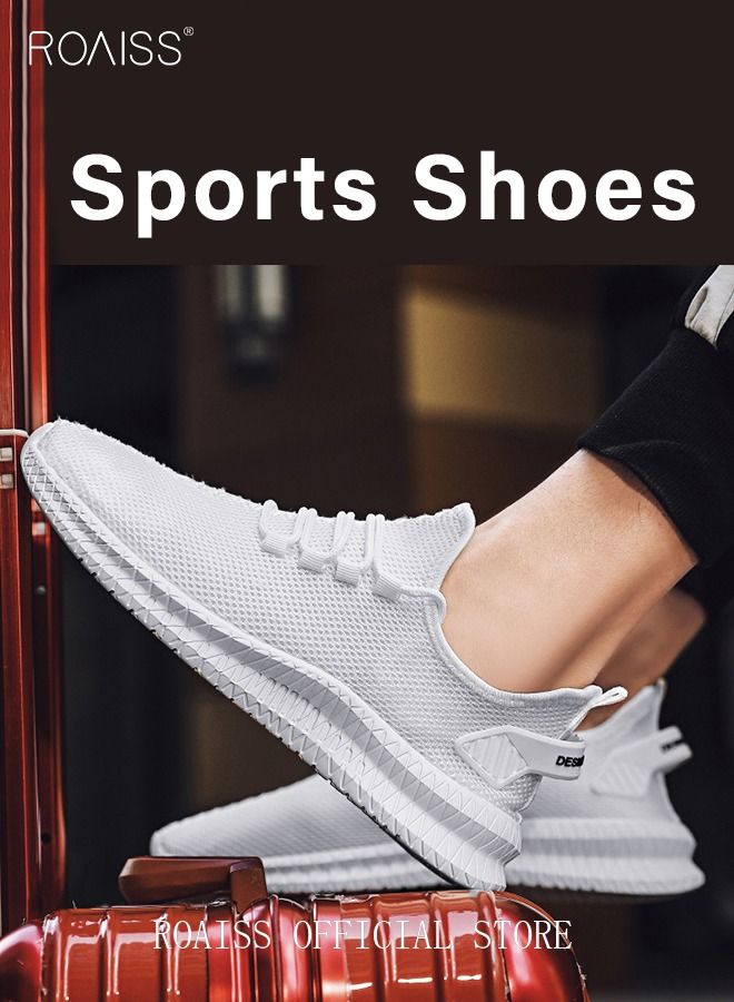 New Arrival Running Sports Shoes for Men Sneakers Mesh Breathable Footwear Classic Design Walking Shoes Casual Shoe Outdoor Non-Slip Camping Shoes Summer