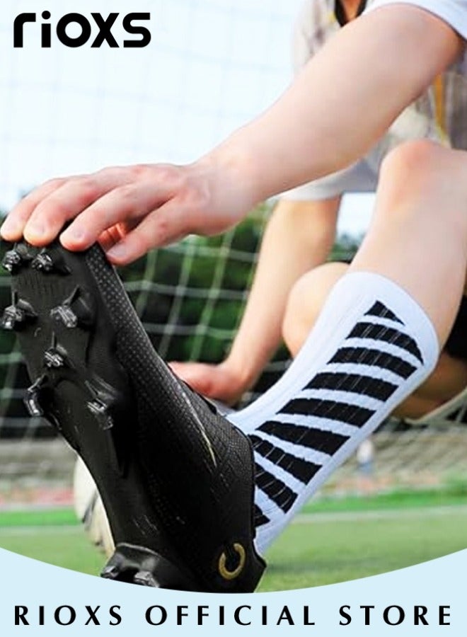 Men's Soccer Shoes,Professional Spikes Sport Shoe,Competition Training Trainers For Men,Non-Slip Sneakers,Lace-Up Athletic Shoes,Lightweight Indoor Outdoor Sports Trainers For Youth And Adult,Baseball Lacrosse Football Sneaker