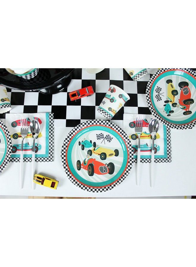 Vintage Race Car Napkins 24 Ct ; Kids Race Car Themed Party Tableware