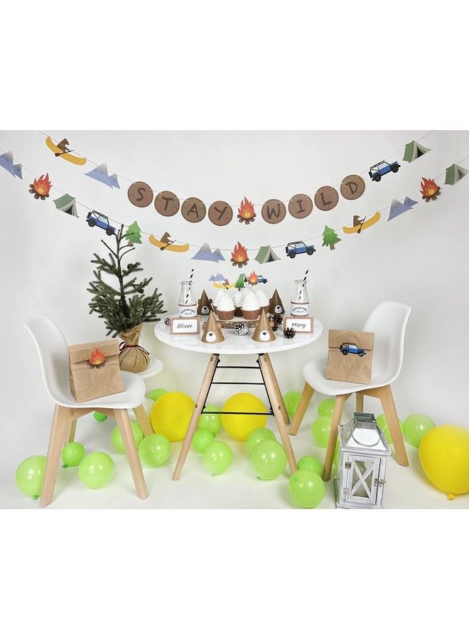 Mini Sized Bear Party Hats 12 Ct ; Adventure Party Hats ; Kids Party Hats
