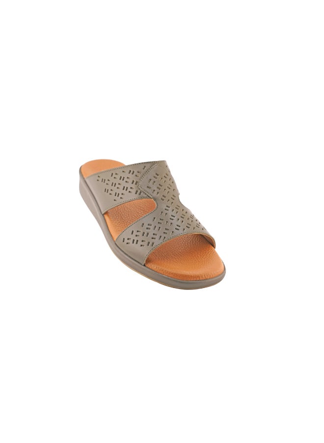 Stylish Slip-On Casual Sandals Grey