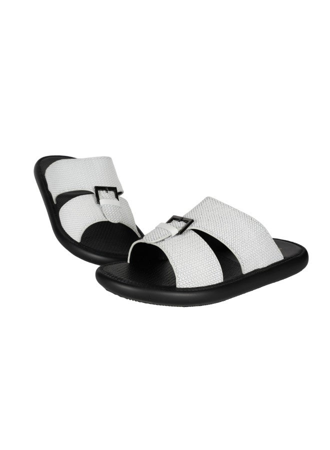 008-3408 Barjeel Uno Men Arabic Sandals 29653-07 White