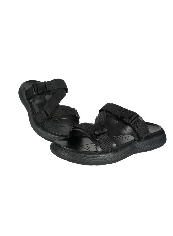 008-3440 Barjeel Uno Men Casual Sandals 9182-13 Black