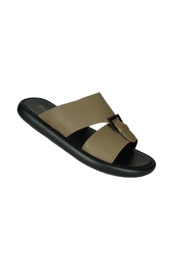 008-3409 Barjeel Uno Men Arabic Sandals 29653-07 Khaki