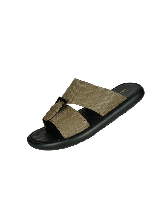 008-3409 Barjeel Uno Men Arabic Sandals 29653-07 Khaki