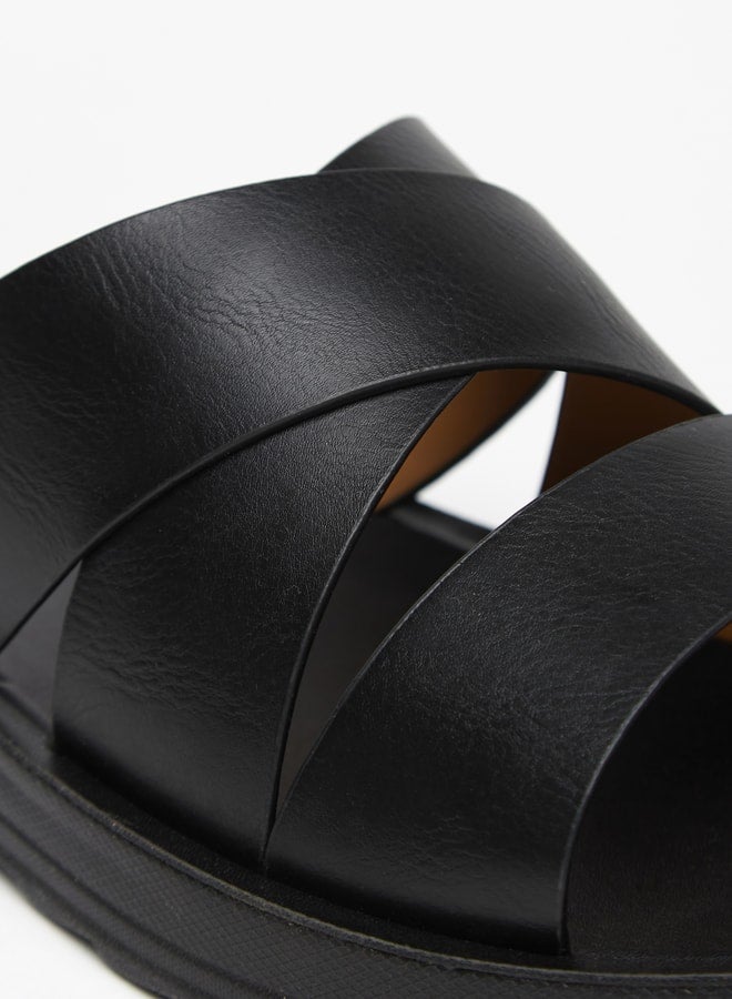 Mens Solid SlipOn Sandals  Ramadan Collection